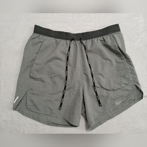 Gray Nike Dri-Fit Lined Athletic Running Gym Shorts Men's Small